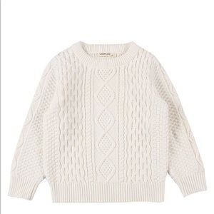 White Crotchet Sweater